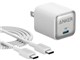 Anker Nano Charger (35W) with USB-C & USB-C �P�[�u�� B2339N21 [�z���C�g]