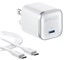 Anker Nano Charger (45W) with USB-C & USB-C �P�[�u�� B2692N21 [�z���C�g]