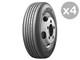 [4�{�Z�b�g] ECOPIA R214 205/80R17.5 120/118N
