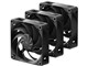 H12 Black Fan Triple Pack HVN-FS-H1230-02-TRI [�u���b�N]