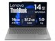 ThinkBook 14x Core Ultra 7 266V�E16GB�������[�E512GB SSD�E14�^WUXGA�EIPS�t������ 22BG006KJP [���i�O���[]