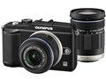 OLYMPUS PEN Lite E-PL2 �_�u���Y�[���L�b�g [�u���b�N]