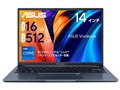 Vivobook 14X X1403ZA Core i7 12700H/16GB������/512GB SSD/14�^WUXGA�t��/WPS Office 2 Standard Edition���ڃ��f�� X1403ZA-LY160W