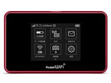 Pocket WiFi 303HW [レッド] テレビチューナー、タッチパネル搭載の「Pocket WiFi 303HW