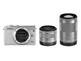 キャノン ミラーレス一眼カメラ EOS M100 ダブルレンズキット ホワイト EOS M キヤノン Canon ミラーレス一眼 M100 レンズキット