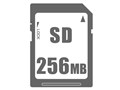 SD�������[�J�[�h 256MB