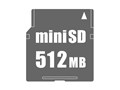 miniSDカード 512MB