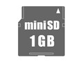 miniSDカード 1GBの製品画像