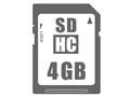 SDHCメモリーカード 4GB