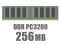 DIMM DDR SDRAM PC3200 256MB CL3