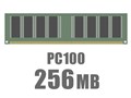 DIMM 256MB (PC100�Ή�) CL2
