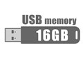 USBフラッシュメモリ 16GB