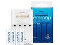 eneloop(�G�l���[�v)�P3�`4�t�c�e�ʃ`�F�b�N�@�\�t �}���[�d��Z�b�g N-MR58TGS