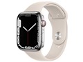 Apple Watch Series 7 GPS+Cellularモデル 45mm ステンレススチールケース/スポーツバンド