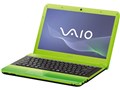 VAIO E�V���[�Y VPCEA4AFJ Celeron���ڃ��f�� [14�^���C�h �O���[��]