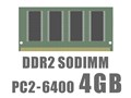 SODIMM DDR2 SDRAM PC2-6400 4GB
