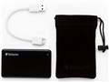 Verbatim Store 'n' Go USB 3.0 External SSD 128GB 47622 [�u���b�N]