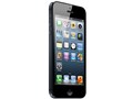 『本体 正面 斜め』 iPhone 5 64GB SoftBank [ブラック&スレート]の製品画像