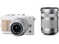 OLYMPUS PEN Lite E-PL5 �_�u���Y�[���L�b�g [�z���C�g]
