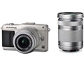 OLYMPUS PEN mini E-PM2 �_�u���Y�[���L�b�g [�V���o�[]