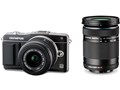 OLYMPUS PEN mini E-PM2 �_�u���Y�[���L�b�g [�u���b�N]
