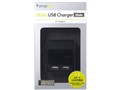 Dual USB Charger Slide TR-DUSLIDE-BK [�u���b�N]