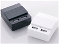 Dual USB Charger Slide TR-DUSLIDE-BK [�u���b�N]