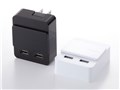Dual USB Charger Slide 2A TR-DUSLIDE2A-WT [�z���C�g]