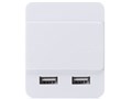 Dual USB Charger Slide 2A TR-DUSLIDE2A-WT [�z���C�g]