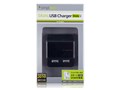Dual USB Charger Slide 2A TR-DUSLIDE2A-BK [�u���b�N]