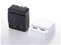 Dual USB Charger Slide 2A TR-DUSLIDE2A-BK [�u���b�N]