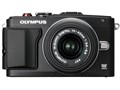 OLYMPUS PEN Lite E-PL6 �_�u���Y�[���L�b�g [�u���b�N]