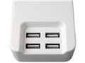 4PORT USB AC Adaptor BS-USBAC4PORT/WH [�z���C�g]