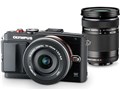 OLYMPUS PEN Lite E-PL6 EZ �_�u���Y�[���L�b�g [�u���b�N]