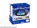 PlayStation Vita (�v���C�X�e�[�V���� ���B�[�^) Super Value Pack 3G/Wi-Fi���f�� PCHJ-10019 [�N���X�^���E�u���b�N]