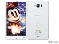 Disney Mobile SH-02G [Sparkling White]