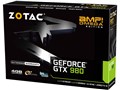 ZOTAC GeForce GTX 980 AMP�I Omega Edition NVIDIA Game Bundle 2014 ZTGTX98-4GD5OMG02/ZT-90202-10P [PCIExp 4GB]
