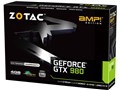 ZOTAC GeForce GTX 980 AMP�I Edition NVIDIA Game Bundle 2014 ZTGTX98-4GD5AMP03/ZT-90204-10P [PCIExp 4GB]
