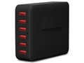 TUNEMAX 6USB CHARGER TUN-IP-200086 [�u���b�N]
