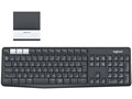 K370s Multi-Device Bluetooth Keyboard + Stand combo [�u���b�N/�z���C�g]