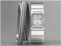 wena wrist Three Hands Square Crystal Edition WN-WT12S [�V���o�[]