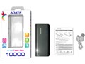 Power Bank APT100-10000M-5V-CBKGR [�u���b�N/�O���[��]