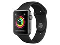Apple Watch Series 3 GPS���f�� 42mm MQL12J/A [�u���b�N�X�|�[�c�o���h]