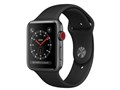 Apple Watch Series 3 GPS+Cellular���f�� 42mm MQKN2J/A [�u���b�N�X�|�[�c�o���h]
