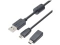 CYBER�E�}���`USB�[�d�P�[�u��(PS4/3DS�p) CY-P43DSMSC4-BK [4m]