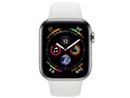 Apple Watch Series 4 GPS+Cellular���f�� 44mm MTX02J/A [�X�e�����X�X�`�[���P�[�X/�z���C�g�X�|�[�c�o���h]