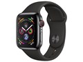 Apple Watch Series 4 GPS+Cellular���f�� 40mm MTVL2J/A [�X�y�[�X�u���b�N�X�e�����X�X�`�[���P�[�X/�u���b�N�X�|�[�c�o���h]