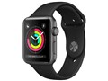 Apple Watch Series 3 GPS���f�� 42mm MTF32J/A [�u���b�N�X�|�[�c�o���h]