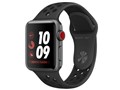 Apple Watch Nike+ Series 3 GPS+Cellular���f�� 38mm MTGQ2J/A [�A���X���T�C�g/�u���b�NNike�X�|�[�c�o���h]