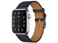 Apple Watch Hermes Series 4 GPS+Cellular���f�� 44mm �V���v���g�D�[�� MU772J/A [���H�[�E�X�E�B�t�g(�u���[�C���f�B�S)���U�[�X�g���b�v]